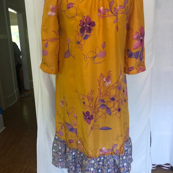 Silk Shift Dress - Picture 7 of 8